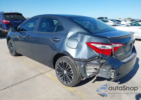 2016 Toyota Corolla S Plus z USA, uszkodzony, nr VIN 5YFBURHE0GP446845